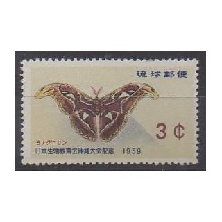 Acheter ce timbre de Ryu-Kyu de l'année 1959 (No 58).