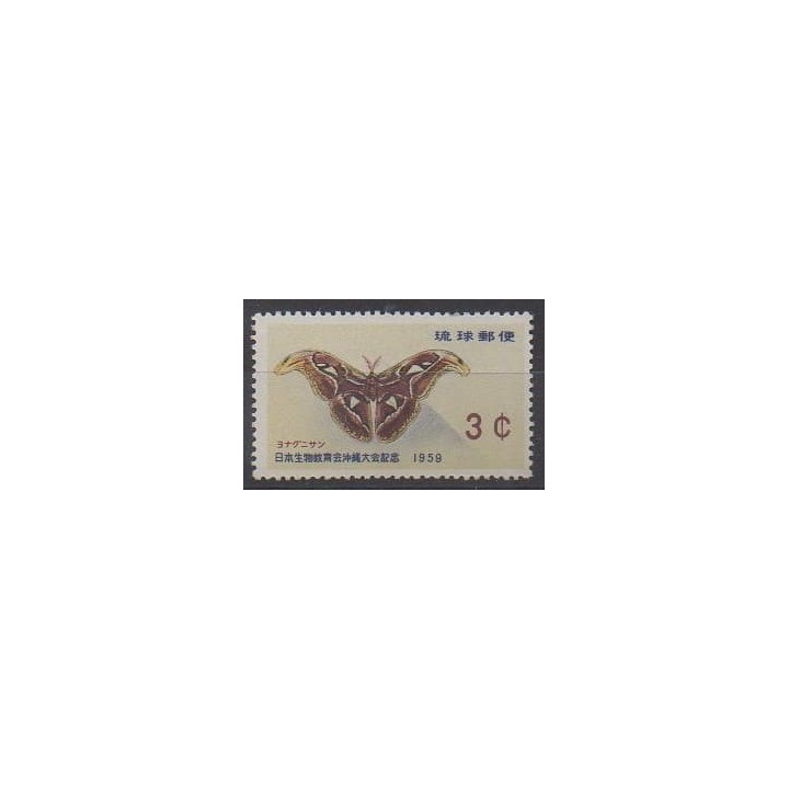 Buy this stamp of Ryu-Kyu of the year 1959 (Nb 58).
