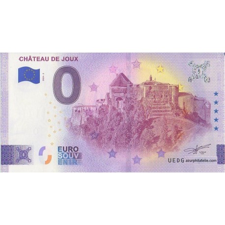 Euro banknote memory - 25 - Château de Joux - 2024-3