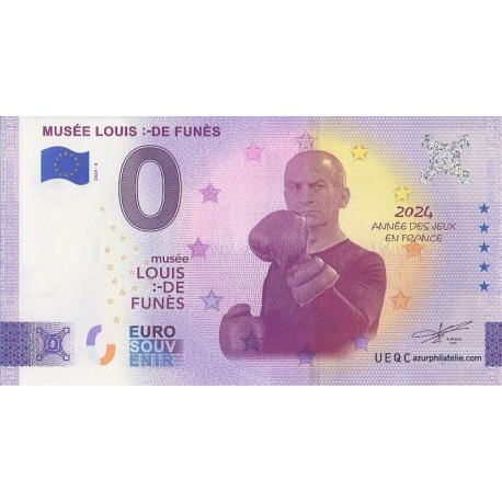 Billet souvenir - 83 - Musée Louis de Funès - Boxe - 2024-8