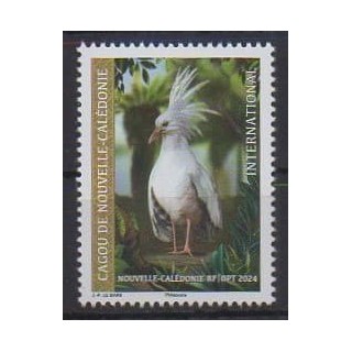 Buy this stamp of New Caledonia of the year 2024 (Cagou).