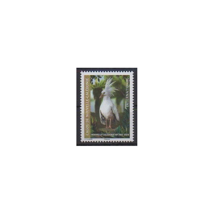 Buy this stamp of New Caledonia of the year 2024 (Cagou).