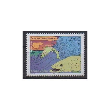 French Andorra - 2024 - Nb 908 - Sea life - Europa