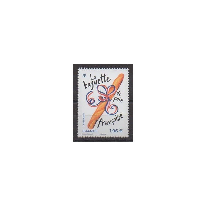 Buy this stamp of France of the year 2024 (La baguette de pain).