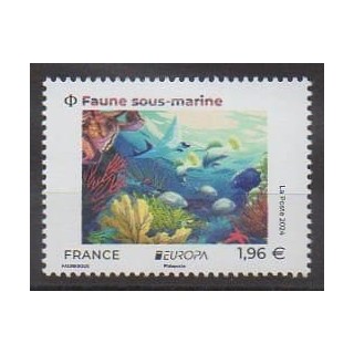 Acheter ce timbre de France de l'année 2024 (Faune sous-marine).