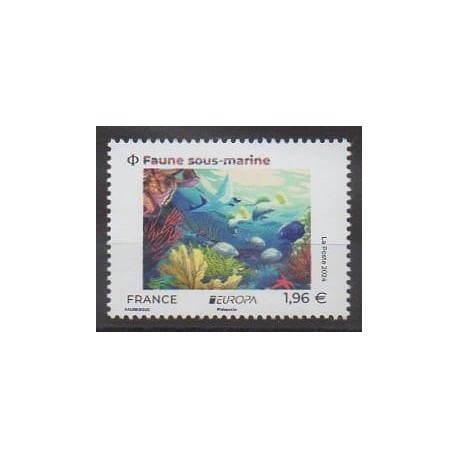 France - Poste - 2024 - Nb 5774 - Sea life - Europa -