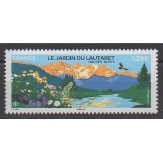 Buy this stamp of France of the year 2024 (Le jardin du Lautaret).