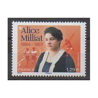 Buy this stamp of France of the year 2024 (Alice Milliat).