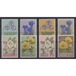 Bhutan - 1965 - Nb 41/48 - Flowers