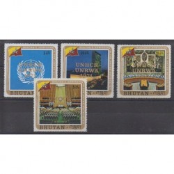 Bhutan - 1971 - Nb 369/372