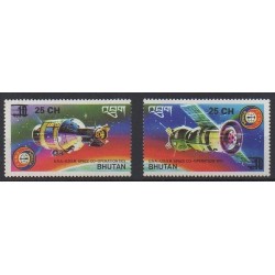 Bhutan - 1978 - Nb 522K/522L - Space