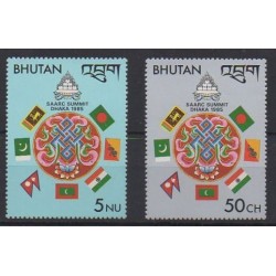 Bhutan - 1985 - Nb 703/704
