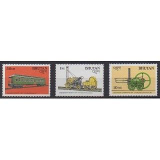 Acheter cette série de timbres du Bhoutan de l'année 1988 (No 790/792).