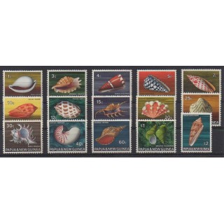 Acheter cette série de timbres de Papouasie-Nouvelle-Guinée de l'année 1968 (No 138/152).