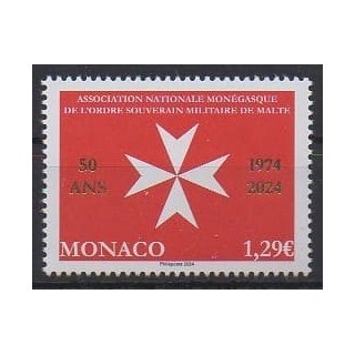 Buy this stamp of Monaco of the year 2024 (Ordre de Malte).