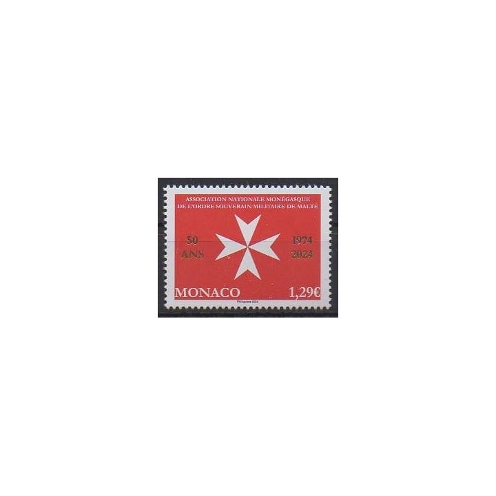 Buy this stamp of Monaco of the year 2024 (Ordre de Malte).