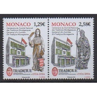 Buy this stamp of Monaco of the year 2024 (Les traditions).