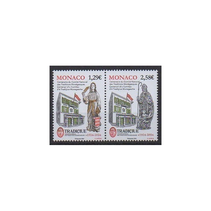 Buy this stamp of Monaco of the year 2024 (Les traditions).