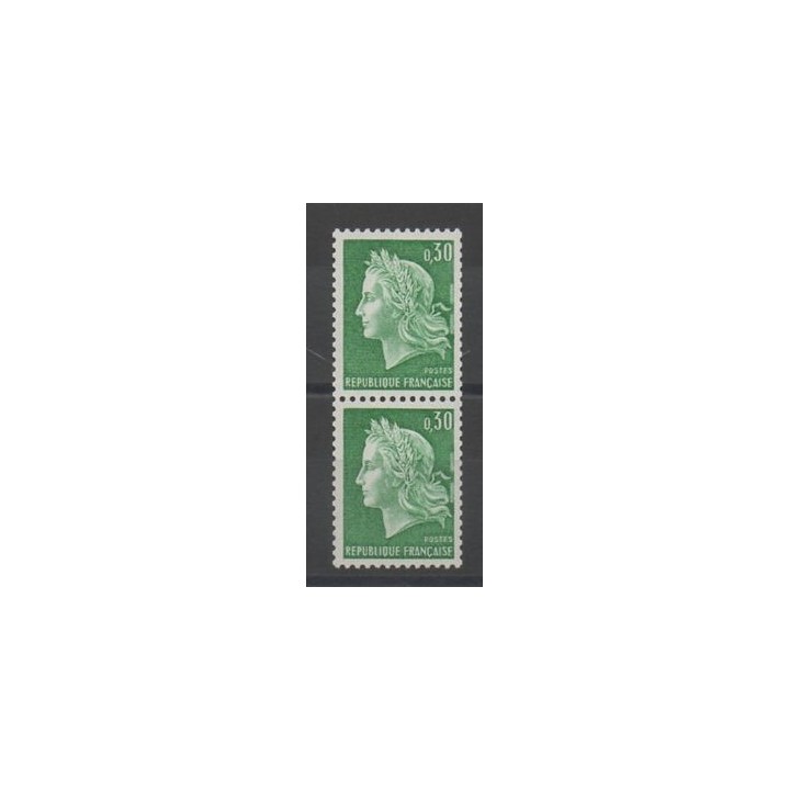Stamps - France - Varieties - 1967 - Nb 1536Ab