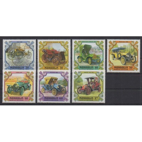 Mongolie - 1980 - No 1081/1087 - Voitures