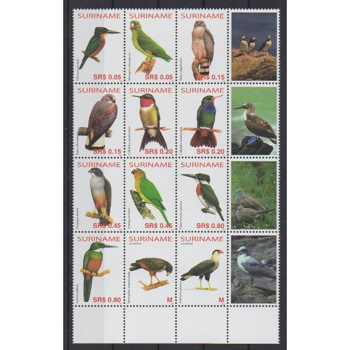 Buy this set of stamps of Suriname of the year 2004 (Nb 1736/1745 - PA118/PA119).