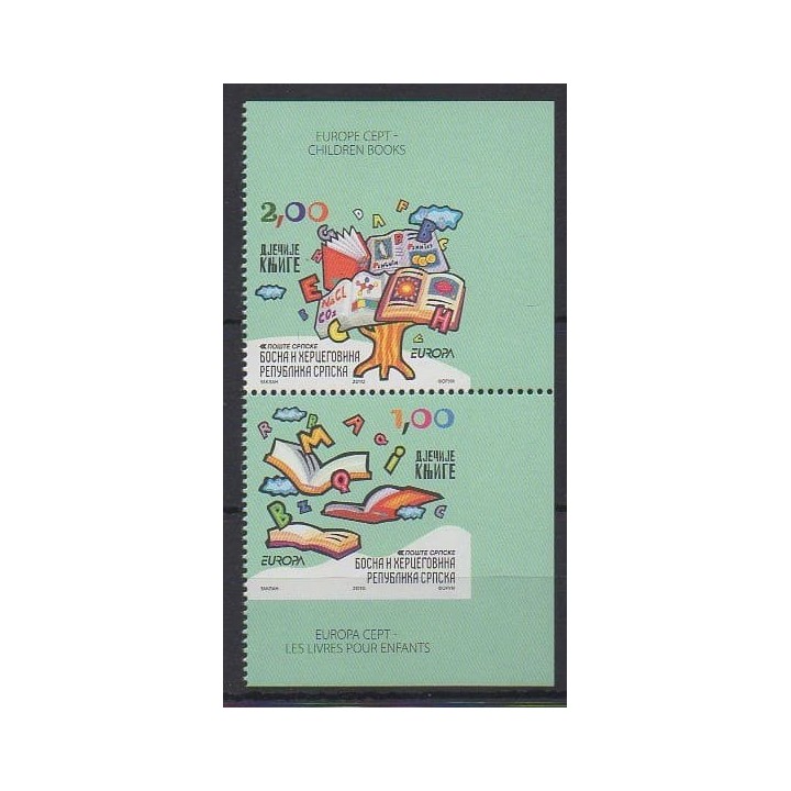 Acheter cette série de timbres de Bosnie-Herzégovine République Serbe de l'année 2010 (No 460a/461a - dent 2 côtés).