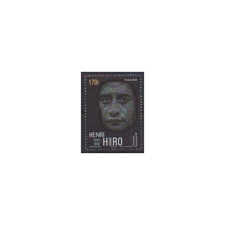 Buy this stamp of Polynesia of the year 2024 (Henri Hiro).