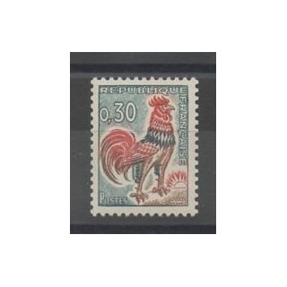 Stamps - France - Varieties - 1962 - Nb 1331Ab