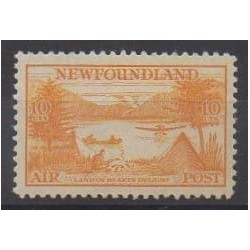 Canada - Terre-neuve - 1933 - No PA14 - Sites - Neuf avec charnière