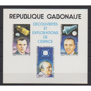 Acheter ce bloc-feuillet du Gabon de l'année 1981 (No BF38 - Epreuve sur carton).