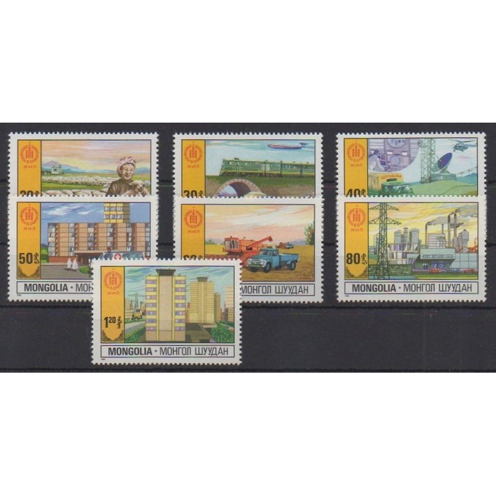Buy this set of stamps of Mongolia of the year 1981 (Nb 1114/1120).