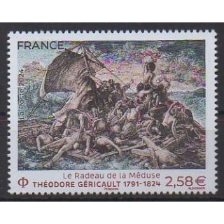 Acheter ce timbre de France de l'année 2024 (Le radeau de la méduse).