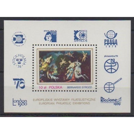 Poland - 1979 - Nb BF85 - Paintings - Philately