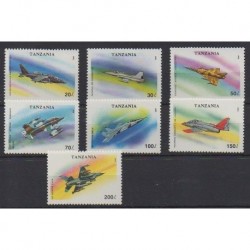 Tanzania - 1994 - Nb 1456/1462 - Planes
