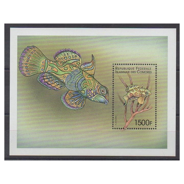 Acheter ce bloc-feuillet des Comores de l'année 1998 (No 1 BF).