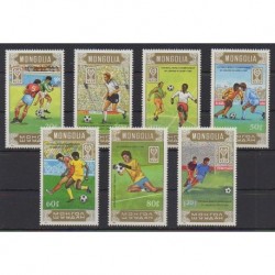 Mongolia - 1985 - Nb 1379/1385 - Football