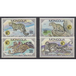 Buy this set of stamps of Mongolia of the year 1985 (Nb 1374/1377).