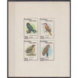 Gabon - 1980 - No 442/445 Epreuve de luxe - Oiseaux