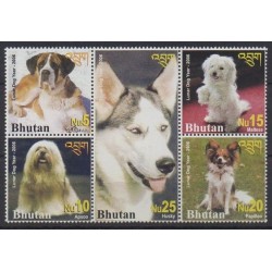 Bhutan - 2006 - Nb 1795/1799 - Dogs