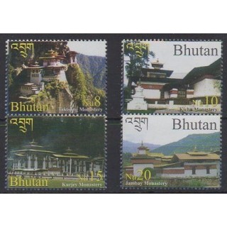 Buy this set of stamps of Bhutan of the year 2006 (Nb 1802/1805).