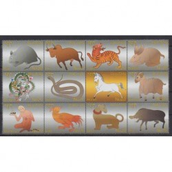 Bhutan - 2014 - Nb 1929/1940 - Horoscope