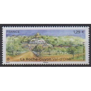 Buy this stamp of France of the year 2024 (La Roche-Guyon).