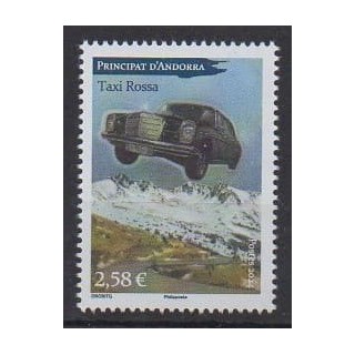 Acheter ce timbre d'Andorre français de l'année 2024 (Taxi Rossa).