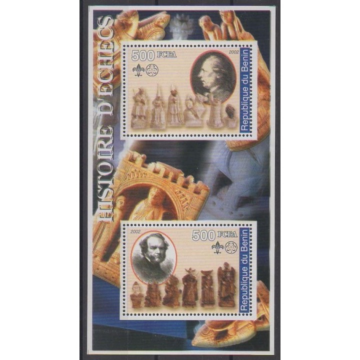 Acheter ce bloc-feuillet du Bénin de l'année 2002 (No 1 BF).