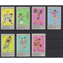 Mongolia - 1988 - Nb 1572/1578 - Summer Olympics