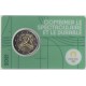 2 euro commémorative - France - 2021 - 2 Euros Commémorative France 2021 - JO de Paris 2024 - Coincard vert - Coincard