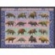 Rwanda - 2001 - Petite feuille de 16 valeurs - Prehistoric animals