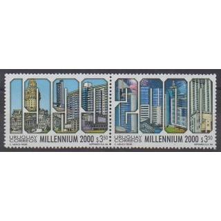 Buy this set of stamps of Uruguay of the year 1999 (Nb 1860/1861).