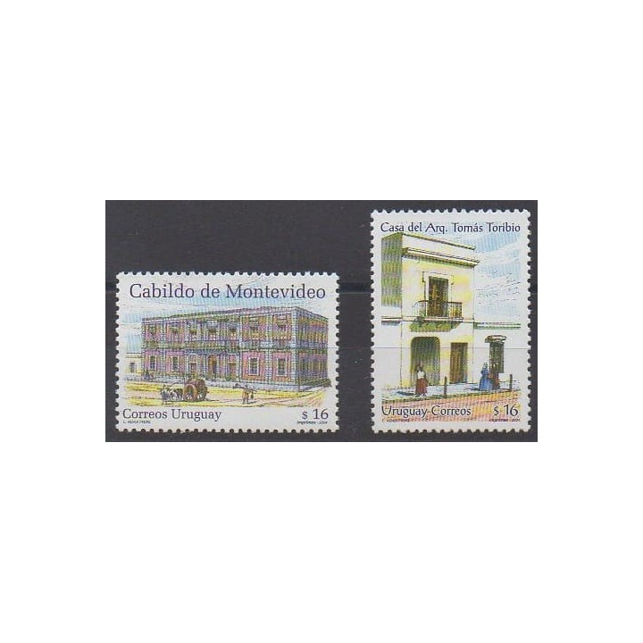Acheter cette série de timbres d'Uruguay de l'année 2004 (No 2189/2190).