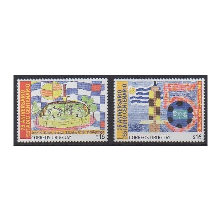 Acheter cette série de timbres d'Uruguay de l'année 2005 (No 2229/2230).